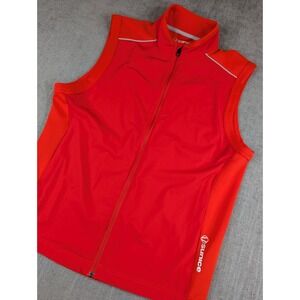 Sunice Vest Mens M Red Element Shield Full Zip Weatherproof Hybrid Performance
